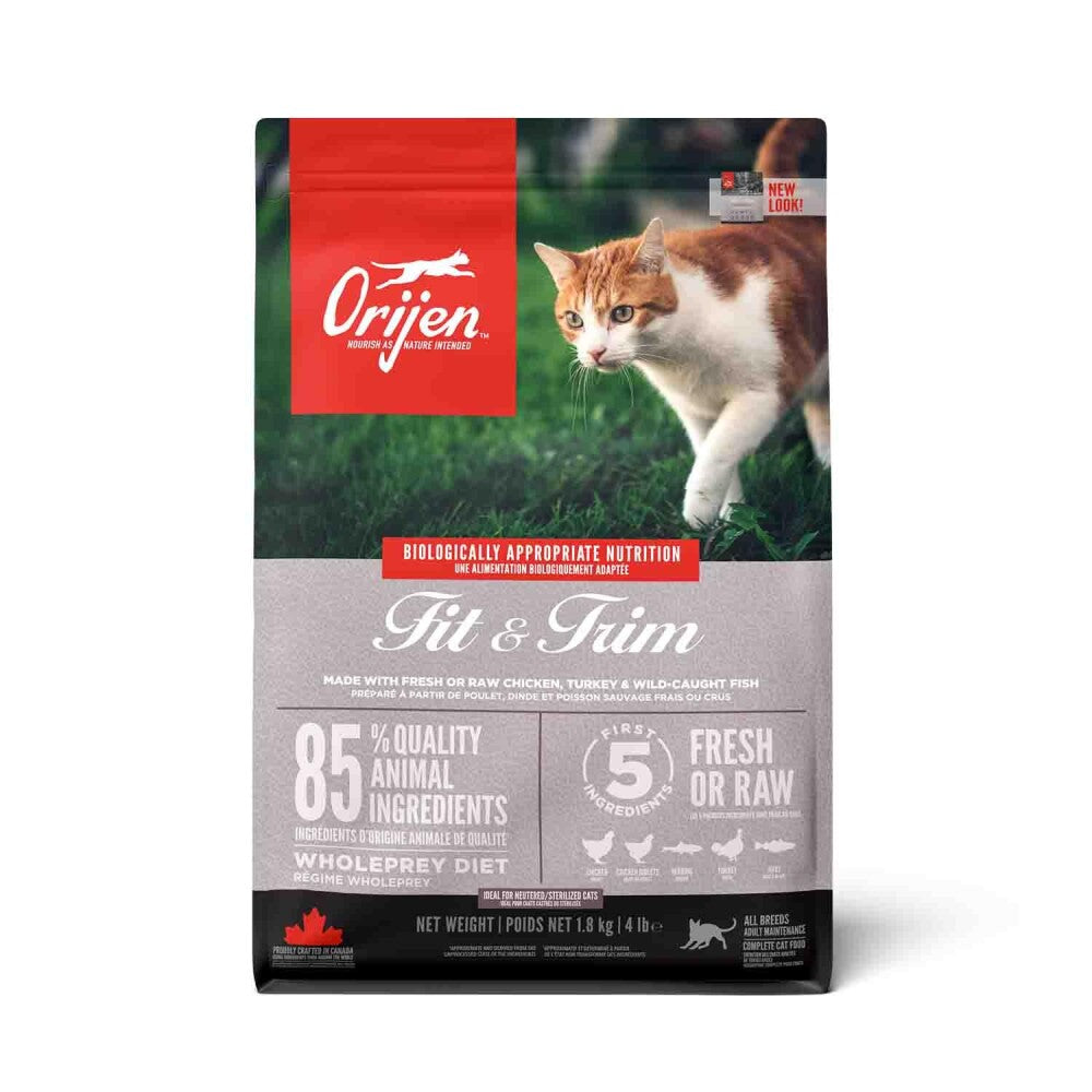 Orijen Fit & Trim Kilo Problemi İçin Tahılsız Kedi Maması 1.8 KG | SRC: Barcode: 064992284183